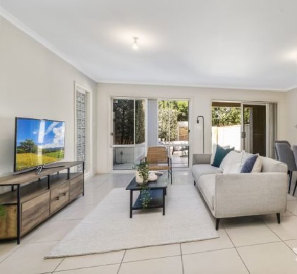 After painting - living room