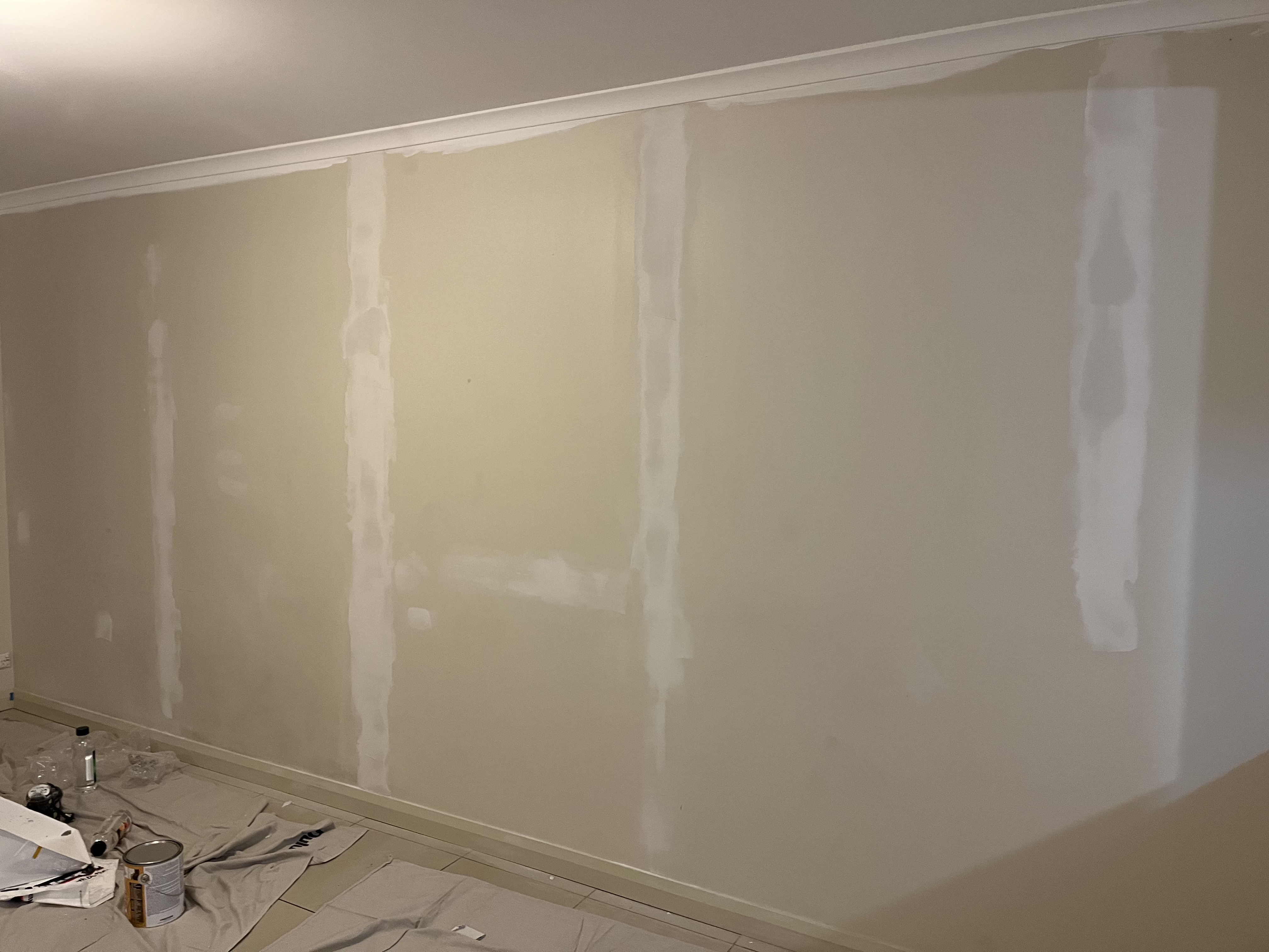 Before painting - living room