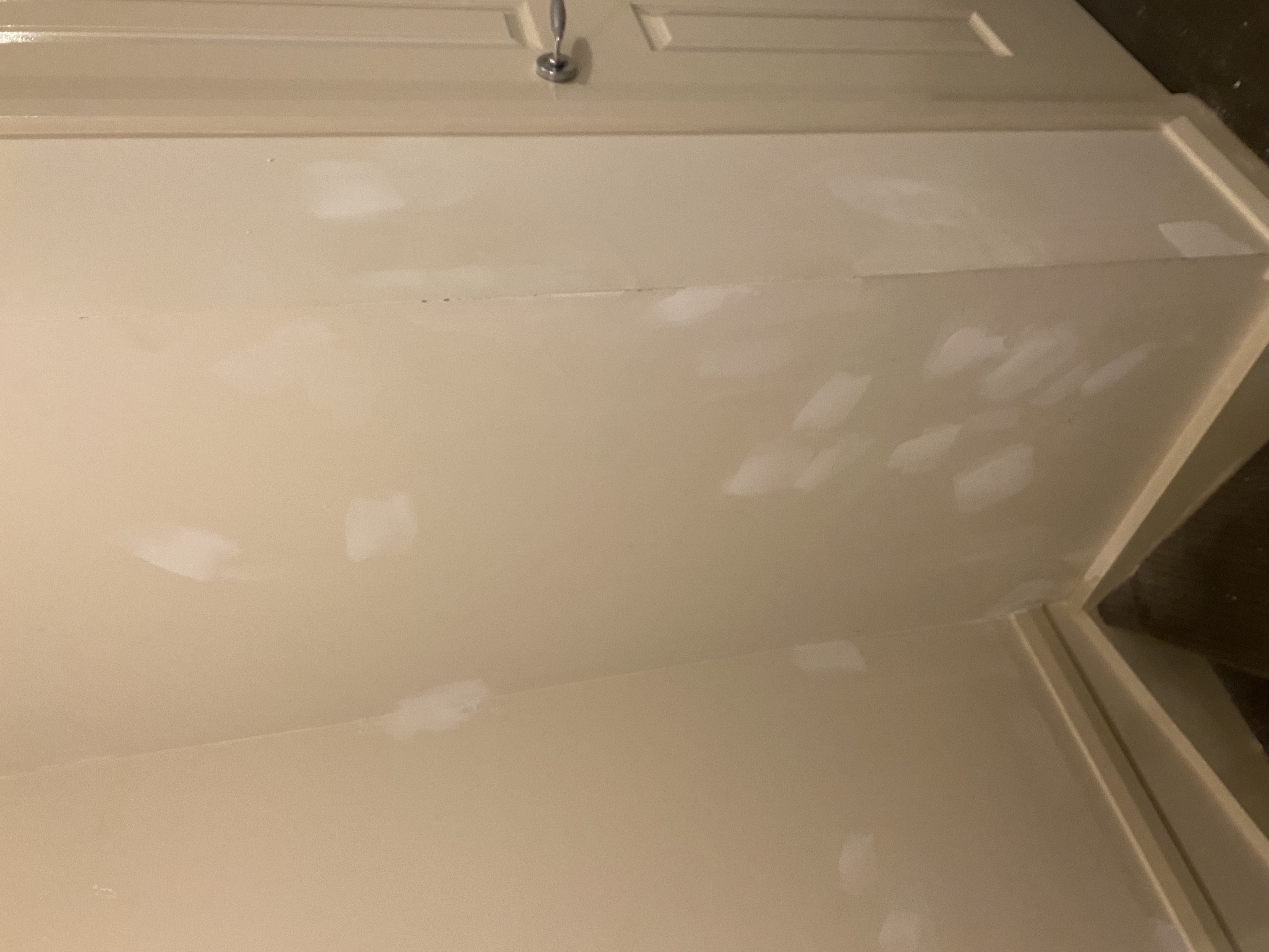 Before painting - stairwell